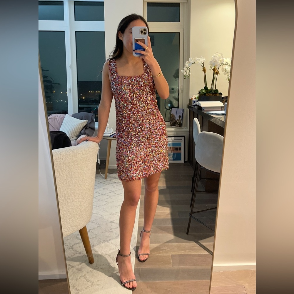 Alexis Multicolor Sequin Dress